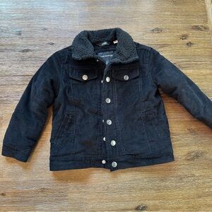 Silver Jeans Kids Black Corduroy Jacket size 5